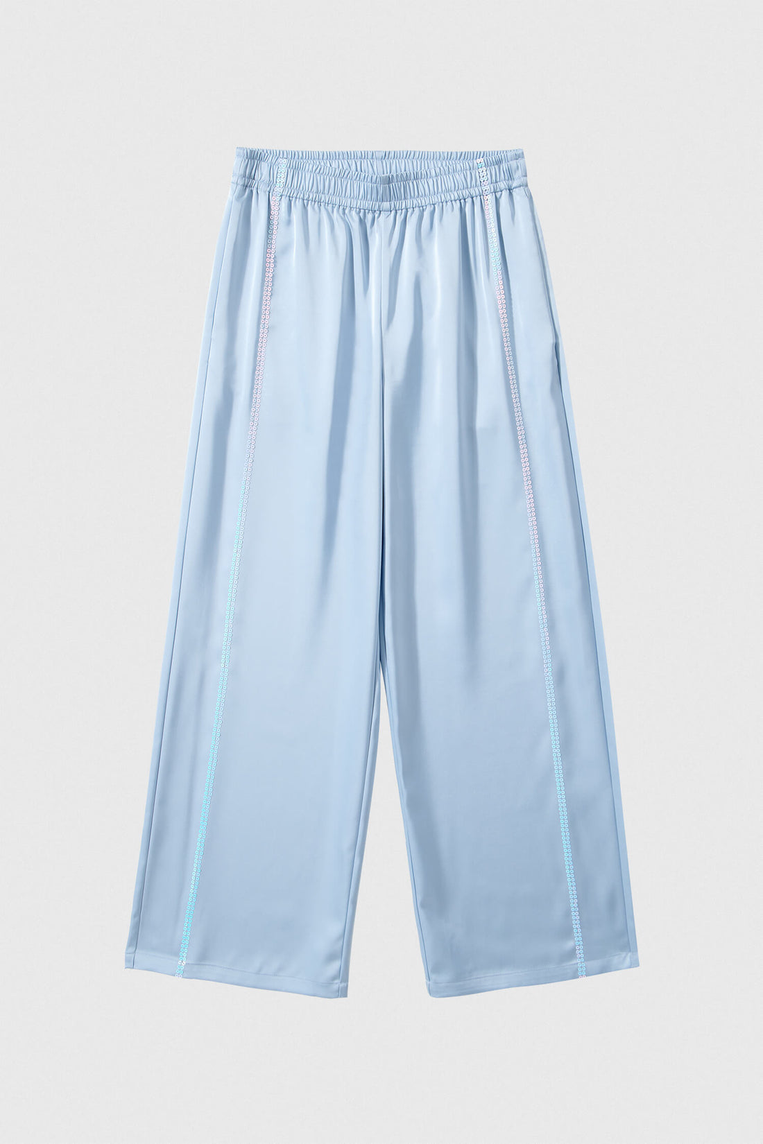 Leiseu Track Pants In Sky Blue Strip