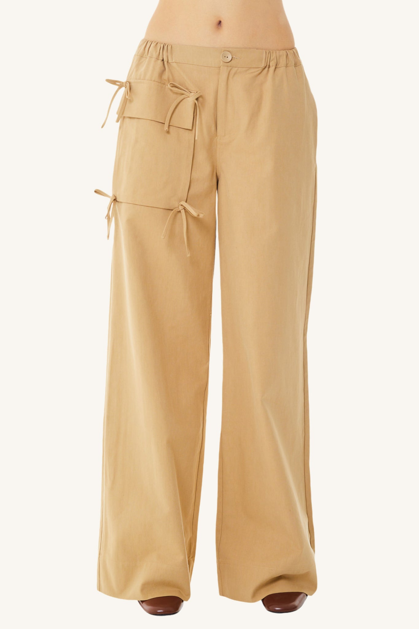 Cargo Bow Wide Leg Pant