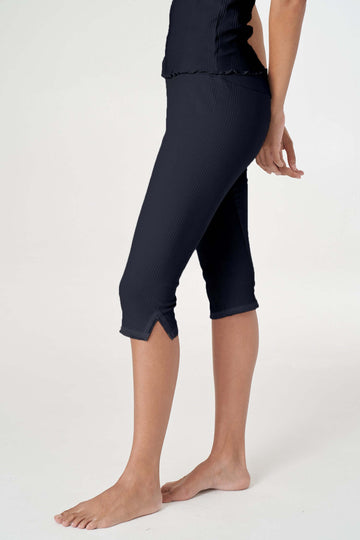 Ribbed Lounge Capri