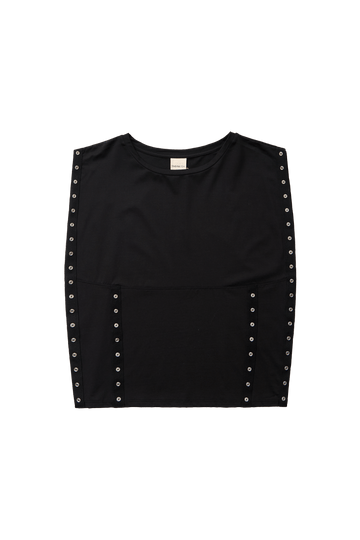 LIANA SNAP TOP IN BLACK