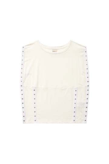LIANA SNAP TOP IN MILK