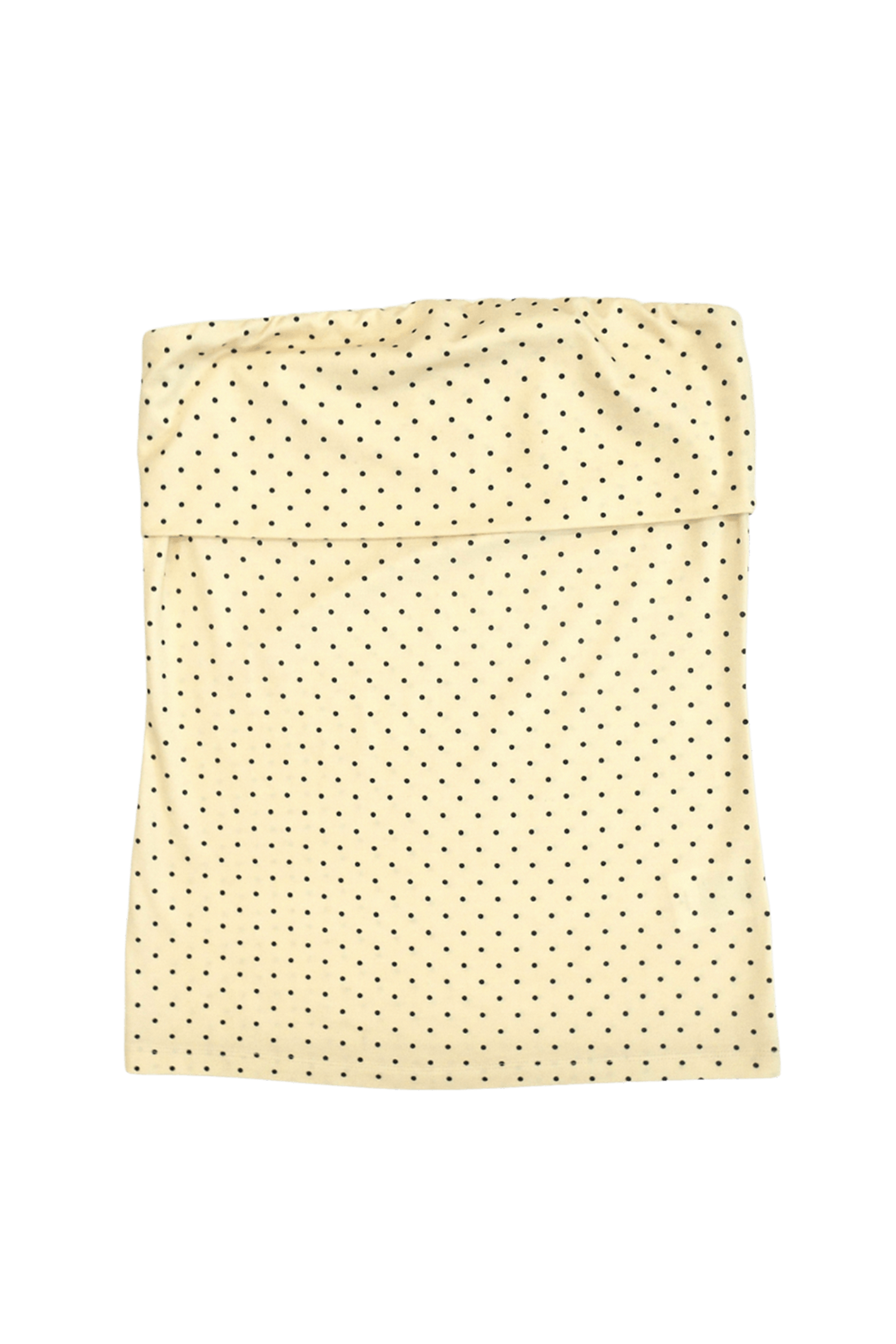 NARA TUBE TOP IN BUTTER DOT