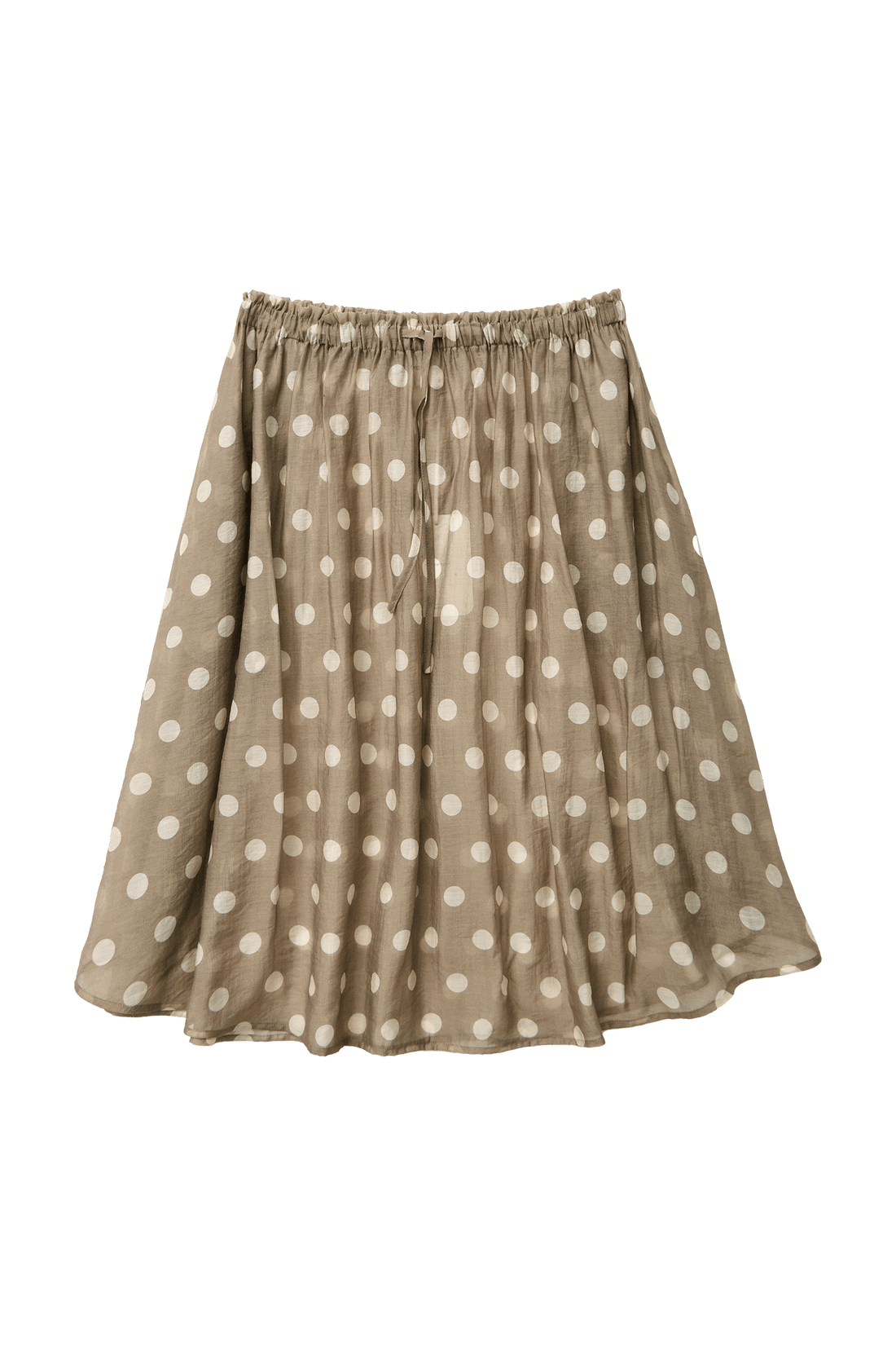 HAENIM SKIRT IN CREAM AND MOCHA