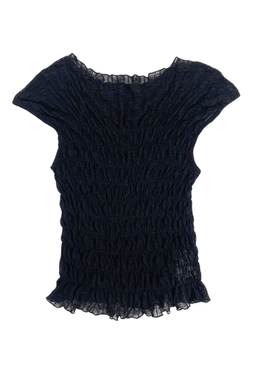 Ruched Ross Slvless Top