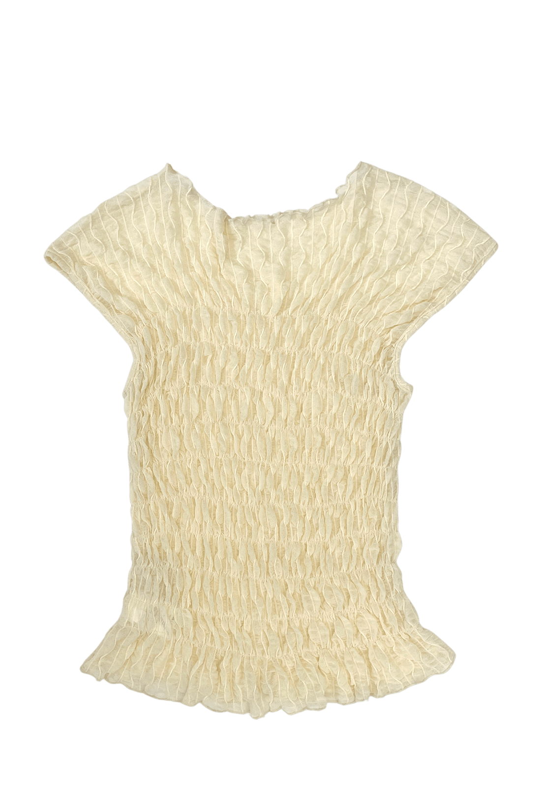 RUCHED ROSS SLVLESS TOP