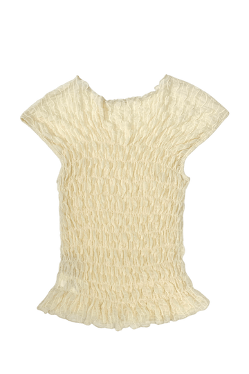 RUCHED ROSS SLVLESS TOP