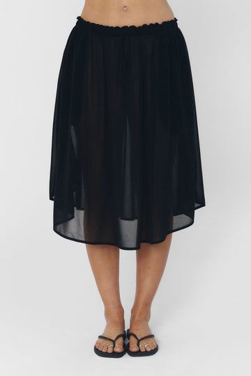 HAENIM SKIRT IN  BLACK