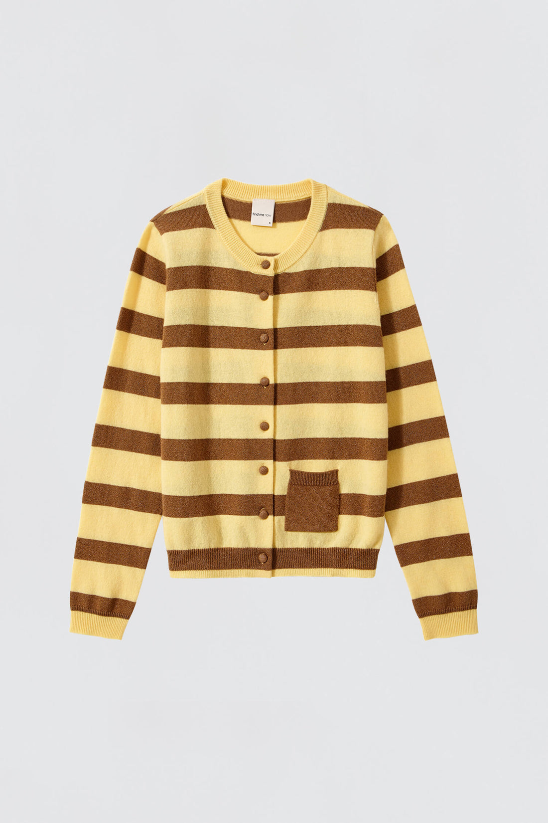 Heejin Knit Cardigan In Buttercream Sparkle