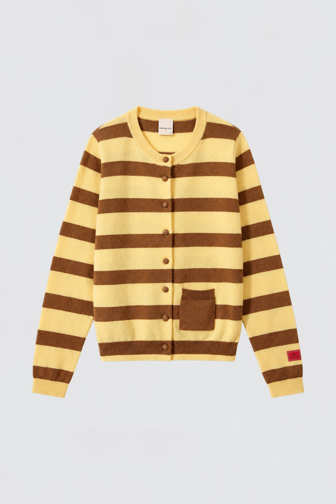 Heejin Knit Cardigan In Buttercream Sparkle