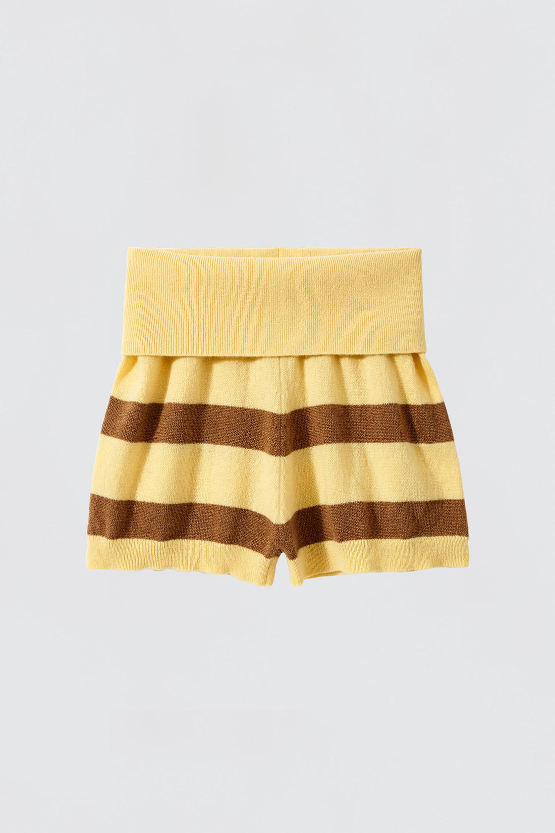 Heejin Knit Shorts In Buttercream Sparkle