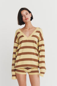 BUTTER STRIPE / XS/S