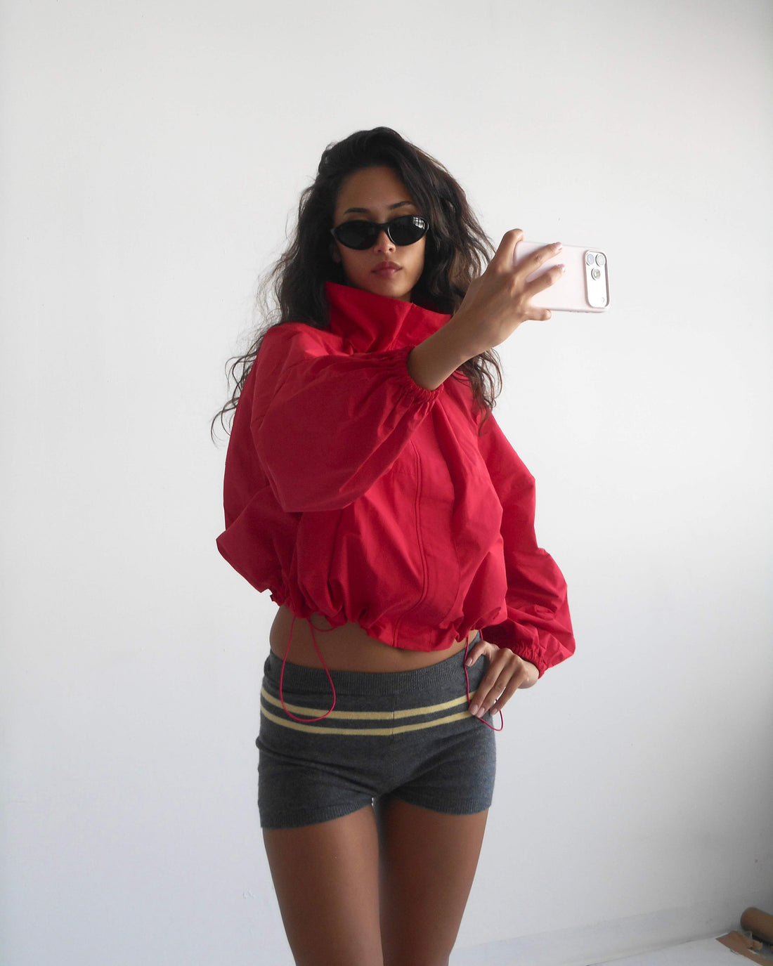 ALMA  JACKET IN RED