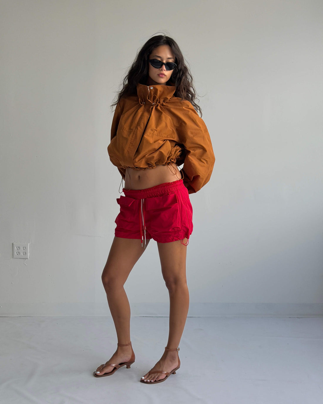 ALMA JACKET IN WALNUT